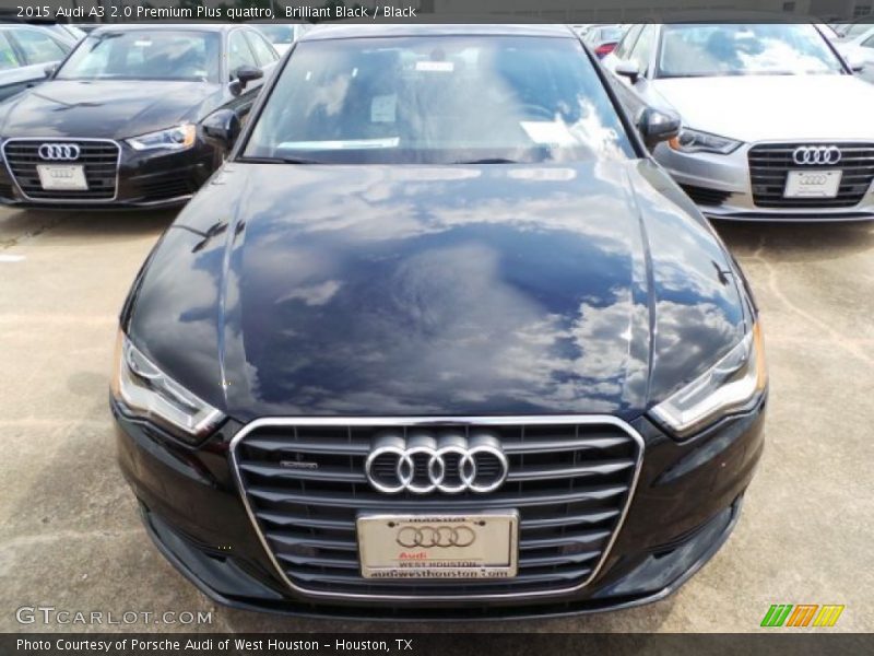 Brilliant Black / Black 2015 Audi A3 2.0 Premium Plus quattro