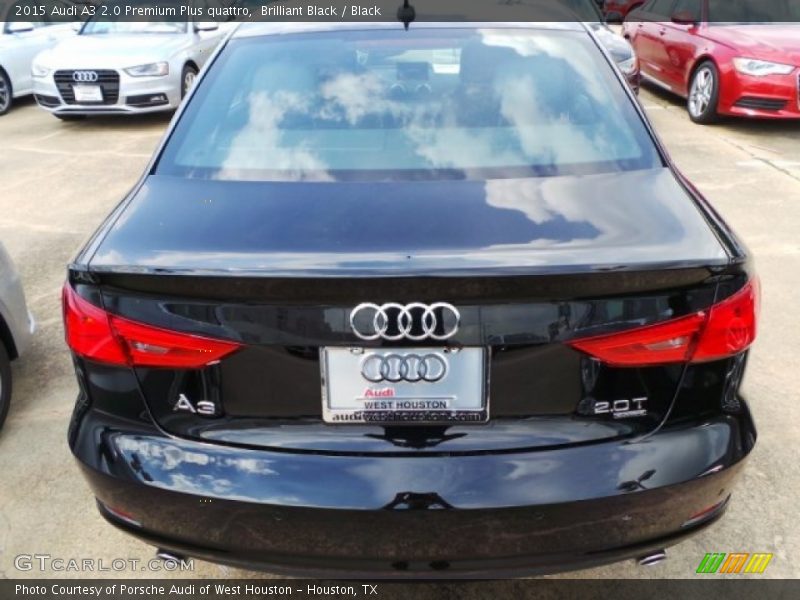 Brilliant Black / Black 2015 Audi A3 2.0 Premium Plus quattro