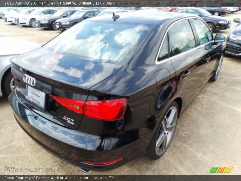 Brilliant Black / Black 2015 Audi A3 2.0 Premium Plus quattro
