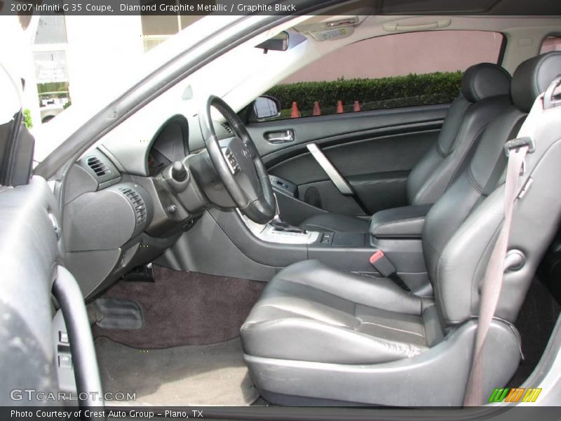 Diamond Graphite Metallic / Graphite Black 2007 Infiniti G 35 Coupe
