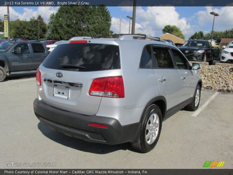 Bright Silver / Gray 2013 Kia Sorento LX V6 AWD
