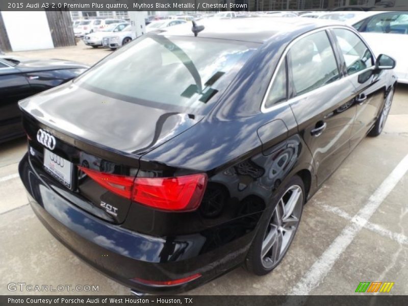 Mythos Black Metallic / Chestnut Brown 2015 Audi A3 2.0 Premium Plus quattro
