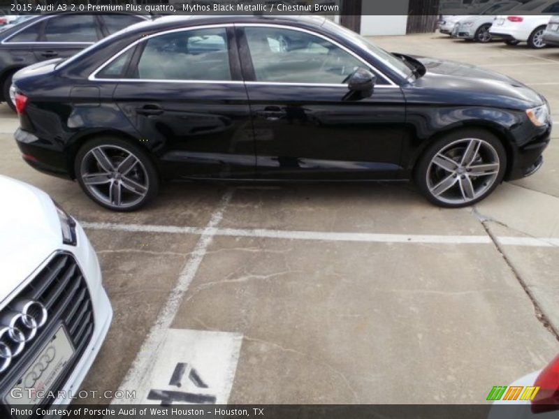 Mythos Black Metallic / Chestnut Brown 2015 Audi A3 2.0 Premium Plus quattro