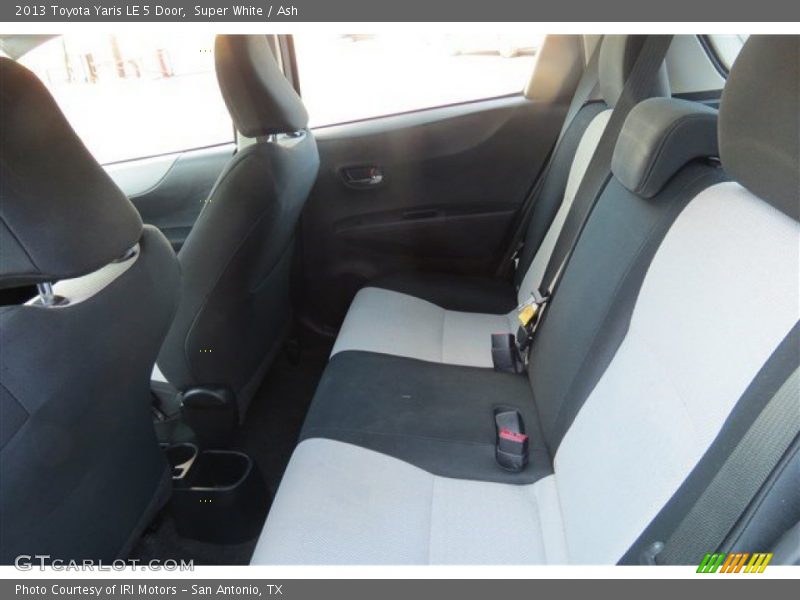 Super White / Ash 2013 Toyota Yaris LE 5 Door