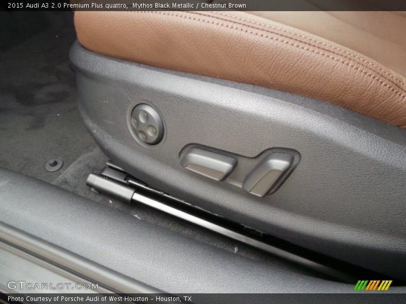 Mythos Black Metallic / Chestnut Brown 2015 Audi A3 2.0 Premium Plus quattro