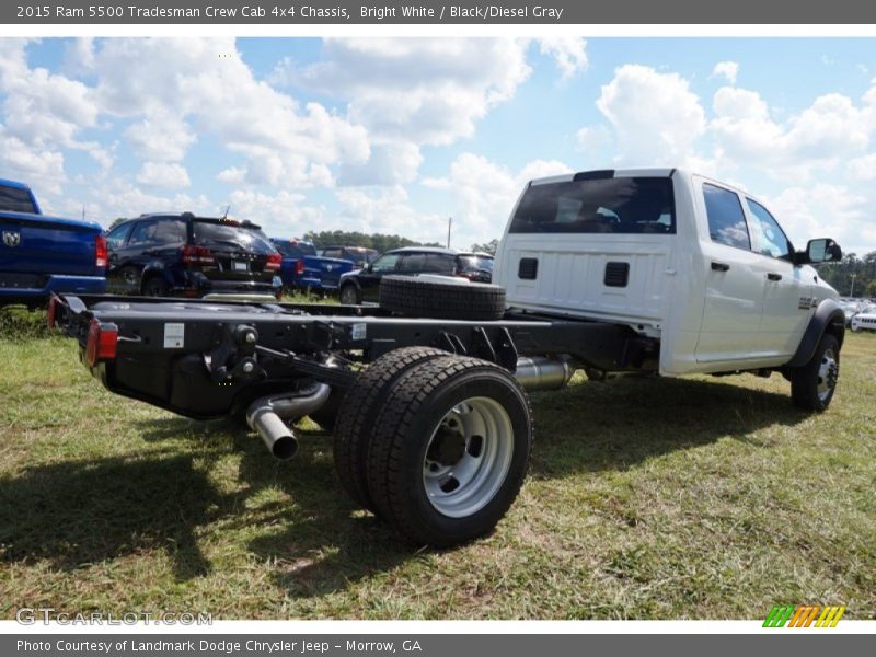 Bright White / Black/Diesel Gray 2015 Ram 5500 Tradesman Crew Cab 4x4 Chassis