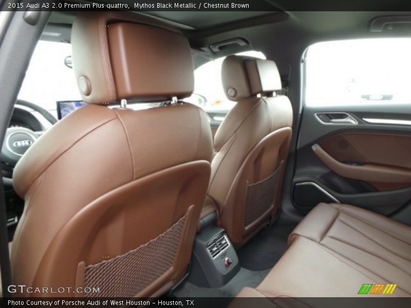 Mythos Black Metallic / Chestnut Brown 2015 Audi A3 2.0 Premium Plus quattro