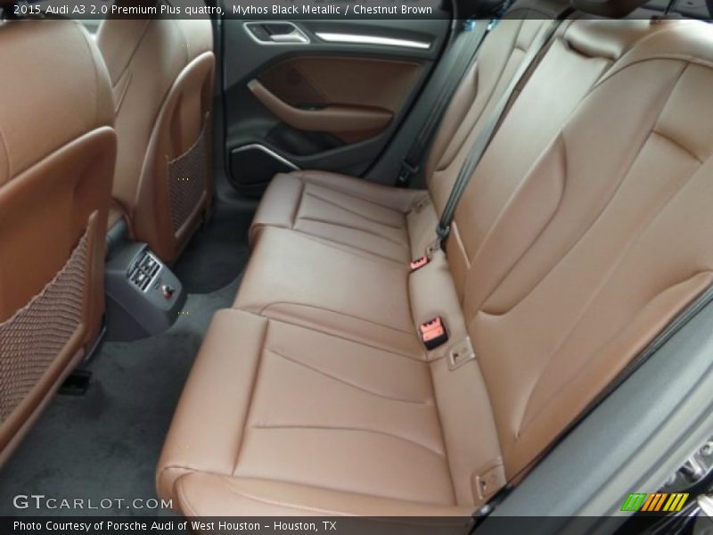 Mythos Black Metallic / Chestnut Brown 2015 Audi A3 2.0 Premium Plus quattro