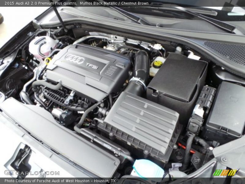 Mythos Black Metallic / Chestnut Brown 2015 Audi A3 2.0 Premium Plus quattro