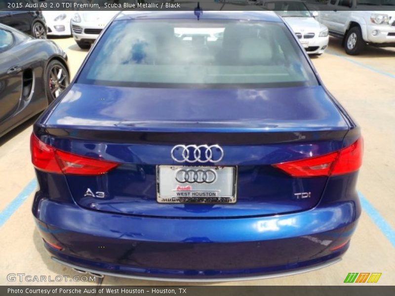 Scuba Blue Metallic / Black 2015 Audi A3 2.0 TDI Premium