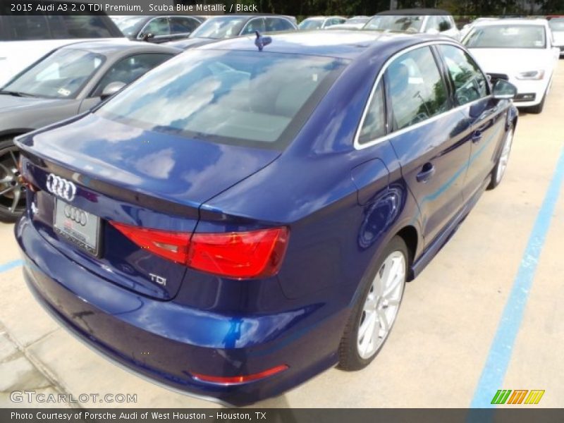 Scuba Blue Metallic / Black 2015 Audi A3 2.0 TDI Premium