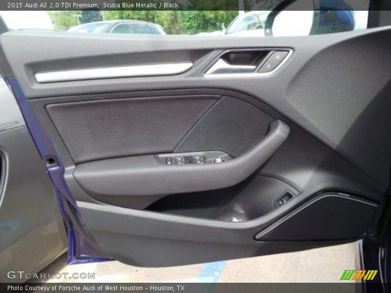 Scuba Blue Metallic / Black 2015 Audi A3 2.0 TDI Premium