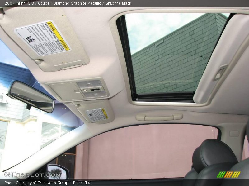Diamond Graphite Metallic / Graphite Black 2007 Infiniti G 35 Coupe