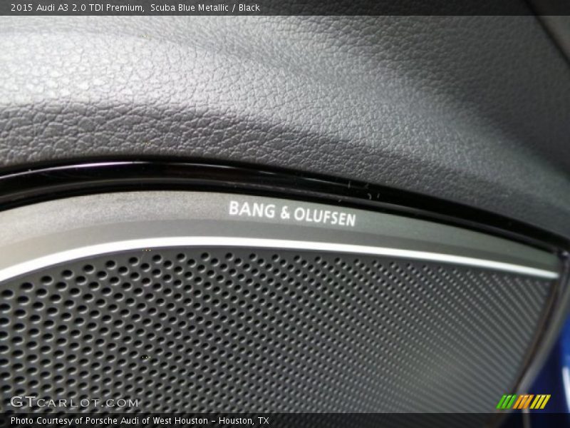 Scuba Blue Metallic / Black 2015 Audi A3 2.0 TDI Premium