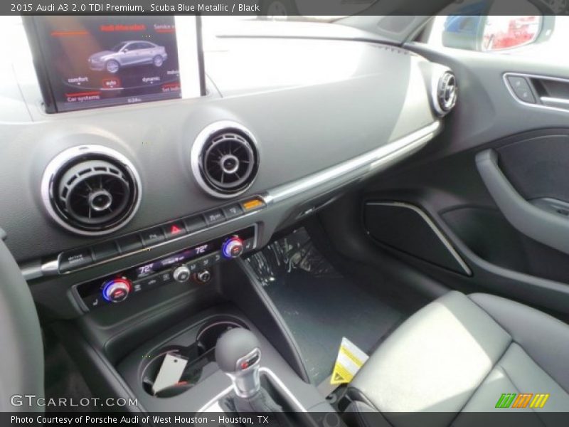 Scuba Blue Metallic / Black 2015 Audi A3 2.0 TDI Premium
