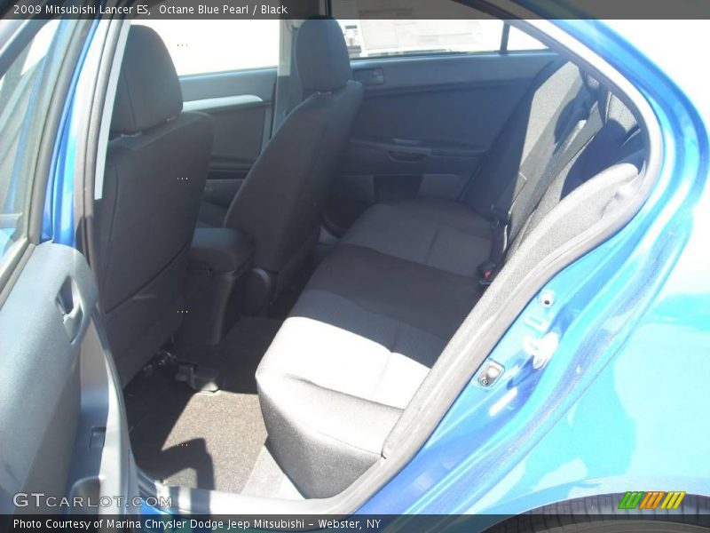 Octane Blue Pearl / Black 2009 Mitsubishi Lancer ES