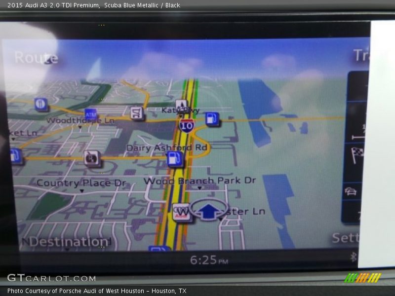 Scuba Blue Metallic / Black 2015 Audi A3 2.0 TDI Premium