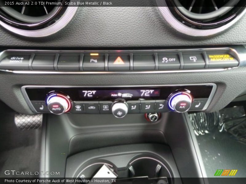 Scuba Blue Metallic / Black 2015 Audi A3 2.0 TDI Premium