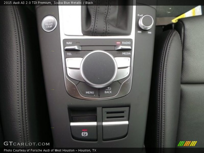 Scuba Blue Metallic / Black 2015 Audi A3 2.0 TDI Premium