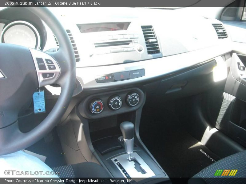 Octane Blue Pearl / Black 2009 Mitsubishi Lancer ES