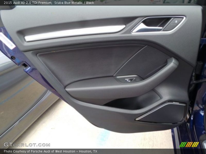 Scuba Blue Metallic / Black 2015 Audi A3 2.0 TDI Premium