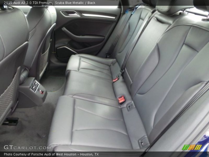 Scuba Blue Metallic / Black 2015 Audi A3 2.0 TDI Premium