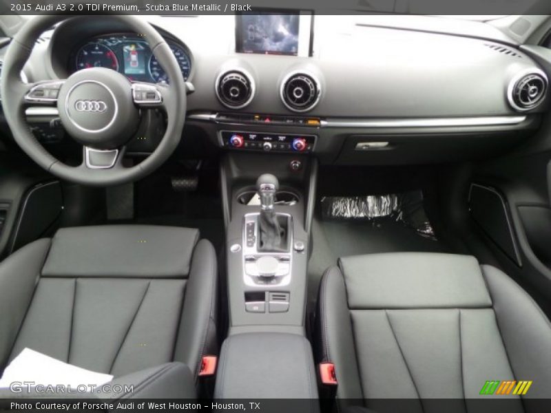 Scuba Blue Metallic / Black 2015 Audi A3 2.0 TDI Premium