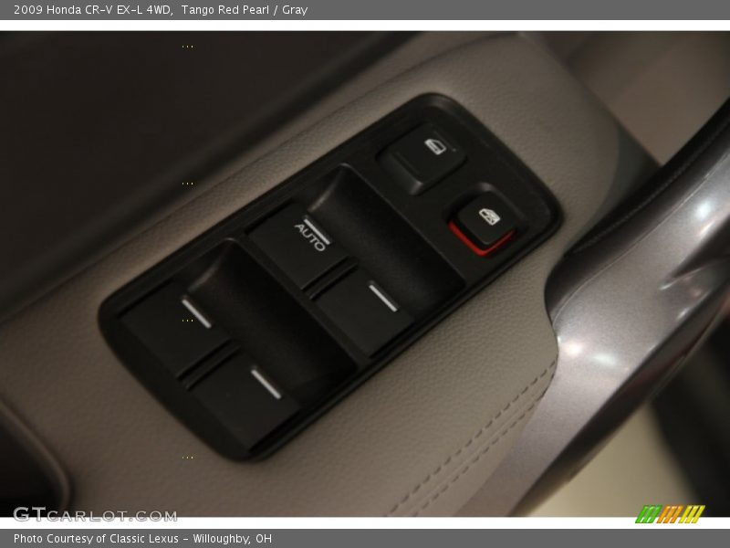 Tango Red Pearl / Gray 2009 Honda CR-V EX-L 4WD