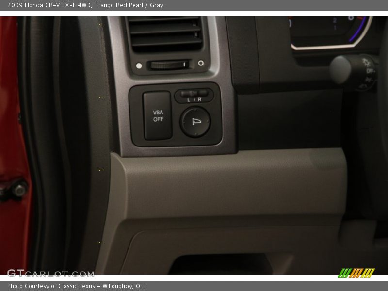 Tango Red Pearl / Gray 2009 Honda CR-V EX-L 4WD