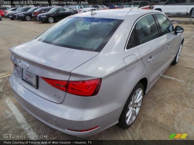 Lotus Gray Metallic / Black 2015 Audi A3 2.0 TDI Premium
