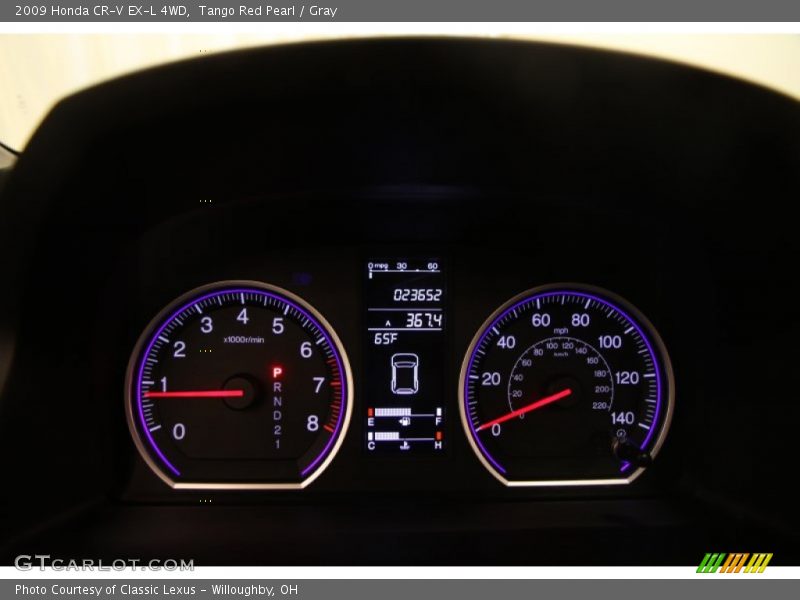  2009 CR-V EX-L 4WD EX-L 4WD Gauges
