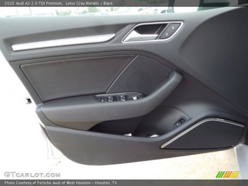 Lotus Gray Metallic / Black 2015 Audi A3 2.0 TDI Premium