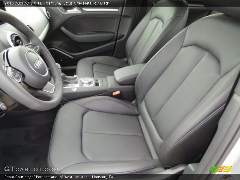 Front Seat of 2015 A3 2.0 TDI Premium
