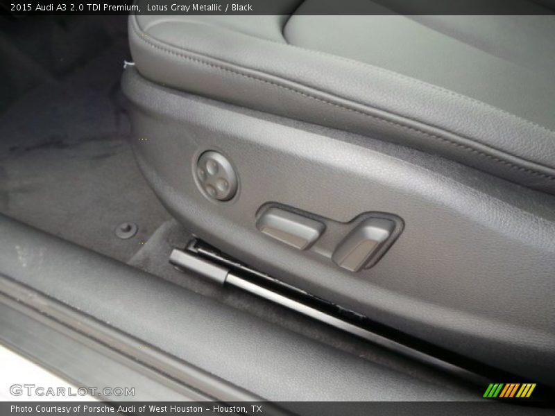 Lotus Gray Metallic / Black 2015 Audi A3 2.0 TDI Premium