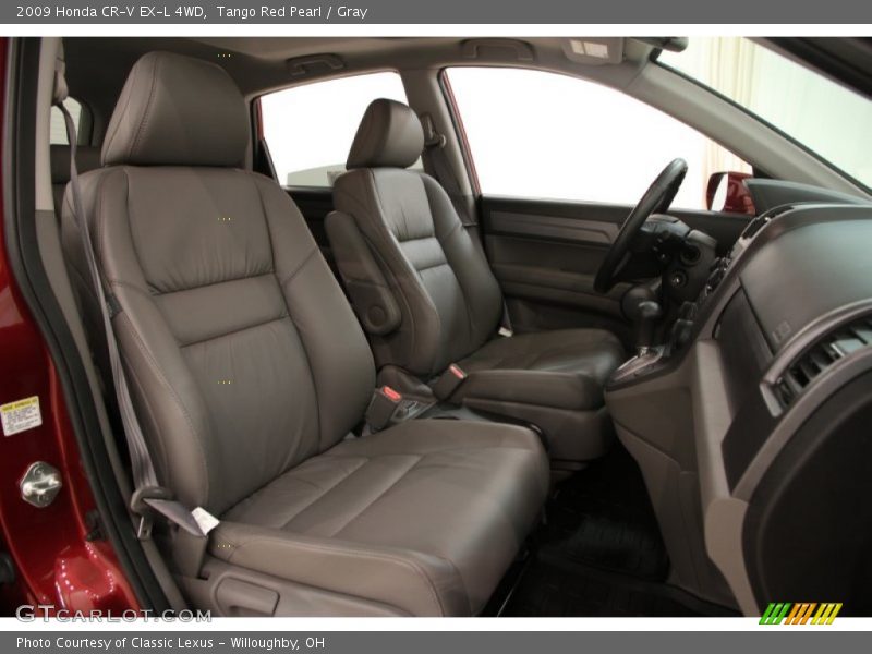Tango Red Pearl / Gray 2009 Honda CR-V EX-L 4WD