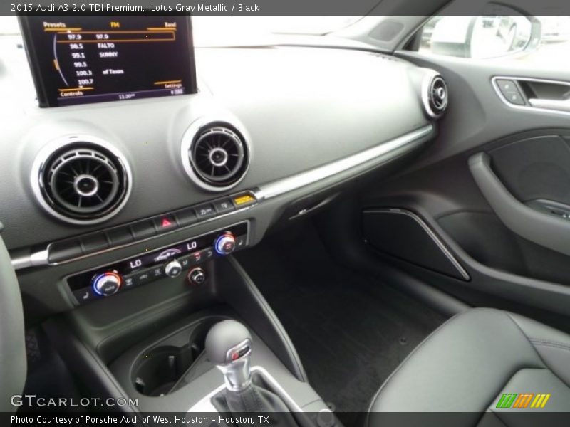Lotus Gray Metallic / Black 2015 Audi A3 2.0 TDI Premium
