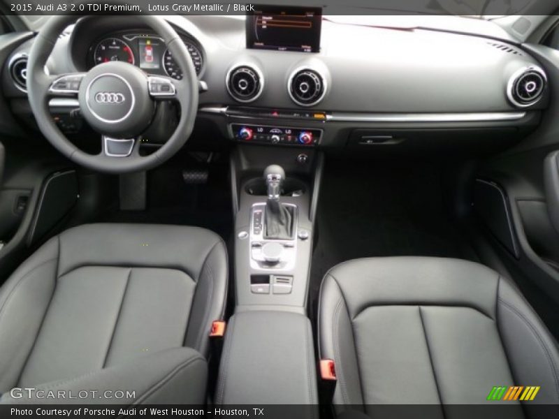Lotus Gray Metallic / Black 2015 Audi A3 2.0 TDI Premium