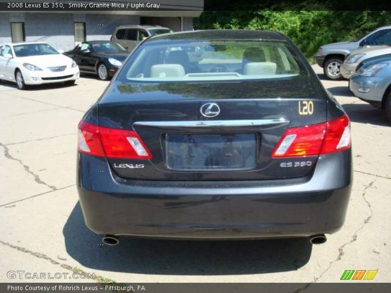 Smoky Granite Mica / Light Gray 2008 Lexus ES 350