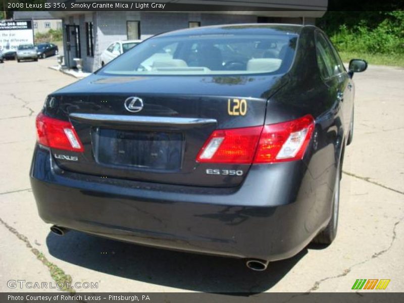 Smoky Granite Mica / Light Gray 2008 Lexus ES 350