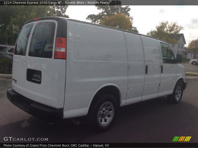 Summit White / Medium Pewter 2014 Chevrolet Express 1500 Cargo WT