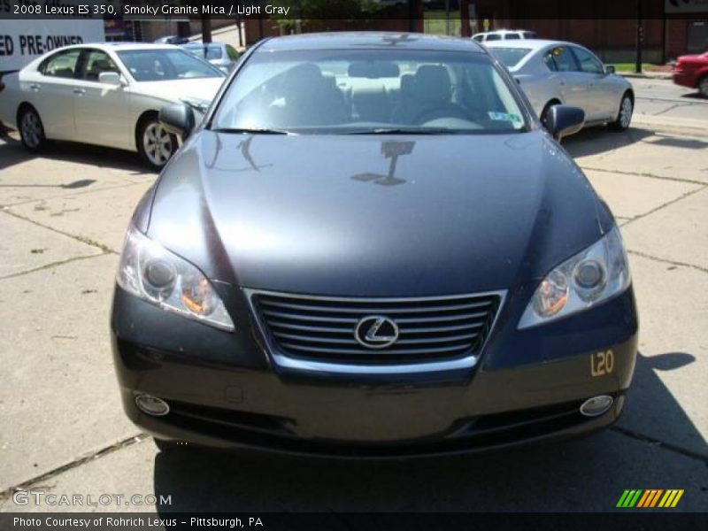 Smoky Granite Mica / Light Gray 2008 Lexus ES 350