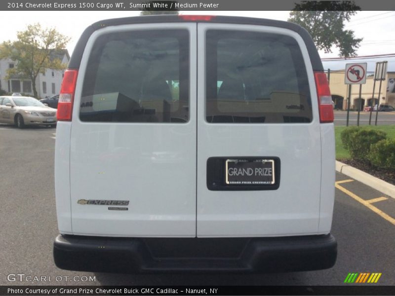 Summit White / Medium Pewter 2014 Chevrolet Express 1500 Cargo WT