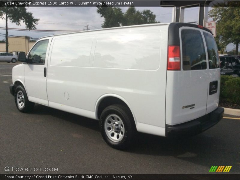 Summit White / Medium Pewter 2014 Chevrolet Express 1500 Cargo WT