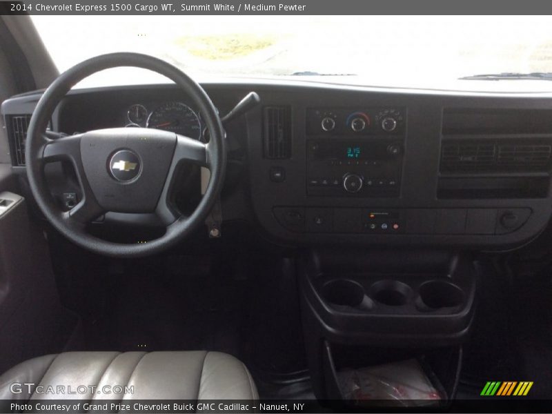 Summit White / Medium Pewter 2014 Chevrolet Express 1500 Cargo WT