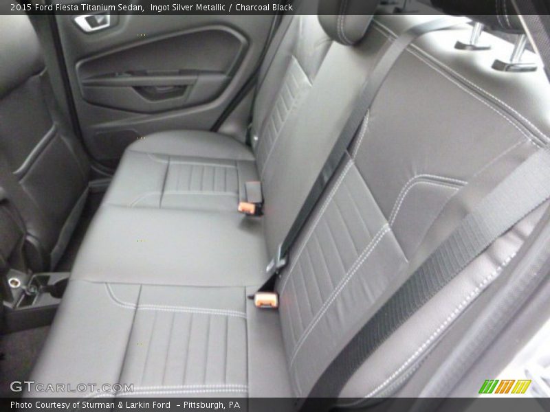 Rear Seat of 2015 Fiesta Titanium Sedan