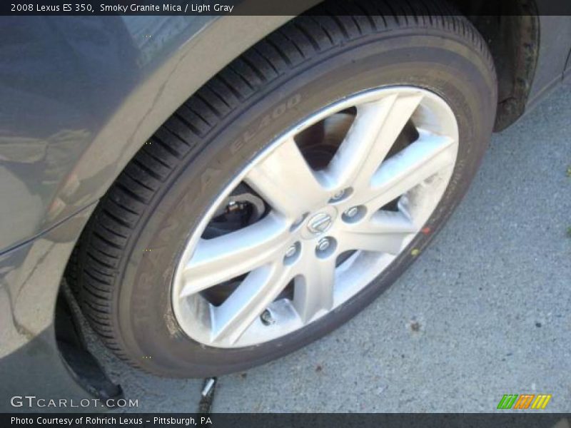 Smoky Granite Mica / Light Gray 2008 Lexus ES 350