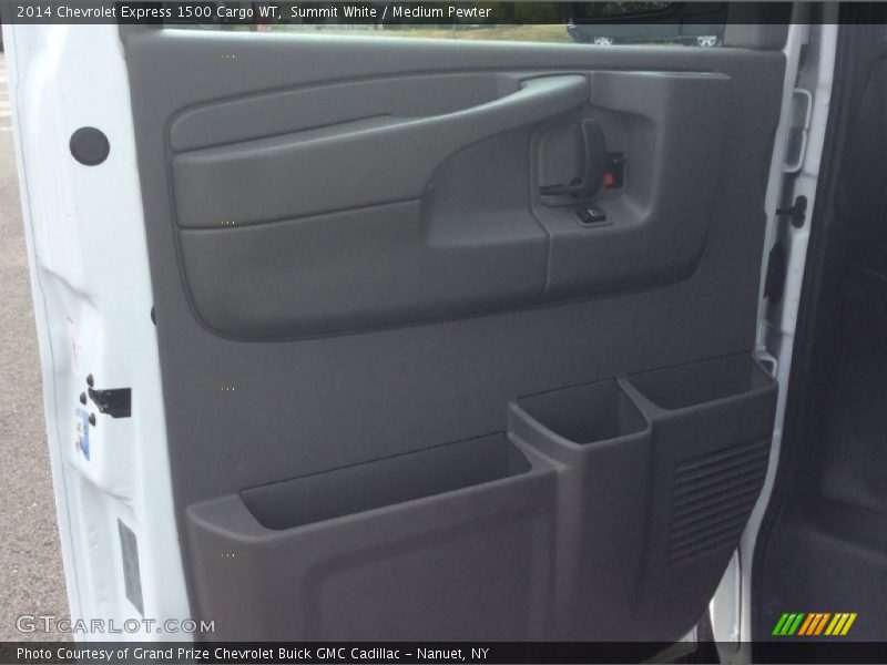 Summit White / Medium Pewter 2014 Chevrolet Express 1500 Cargo WT