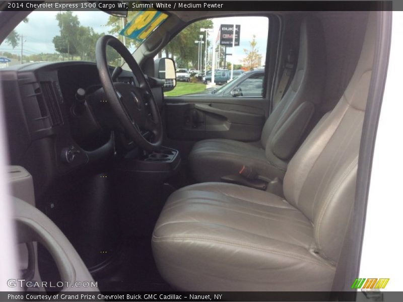 Summit White / Medium Pewter 2014 Chevrolet Express 1500 Cargo WT