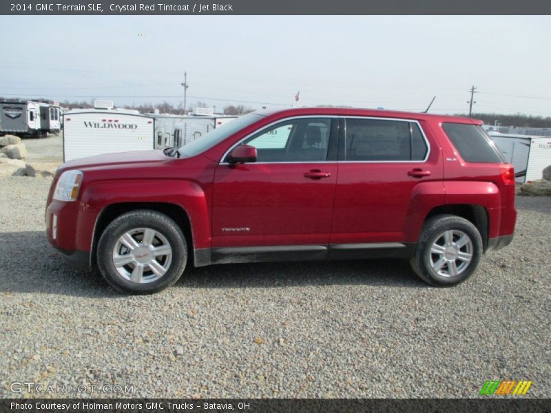 Crystal Red Tintcoat / Jet Black 2014 GMC Terrain SLE