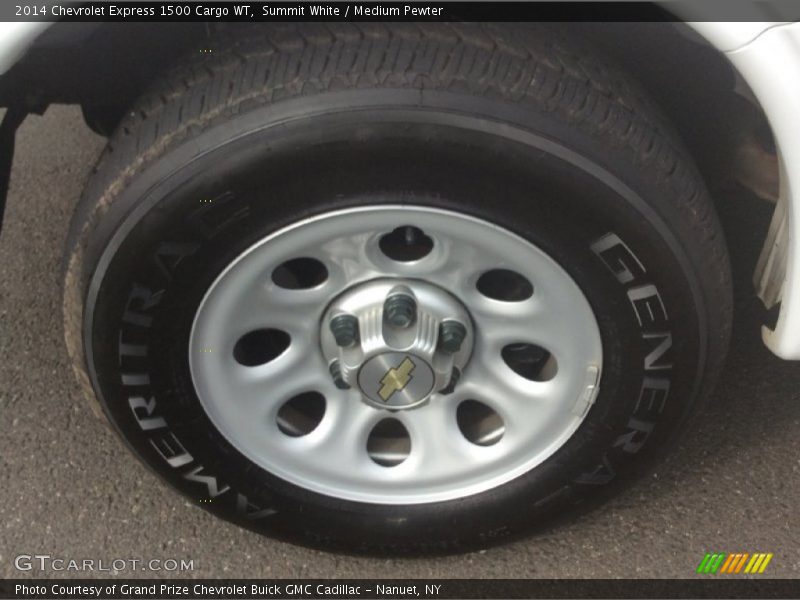 Summit White / Medium Pewter 2014 Chevrolet Express 1500 Cargo WT